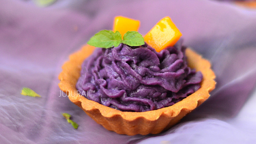 芒果紫薯塔