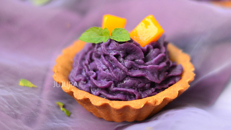 芒果紫薯塔,陈品