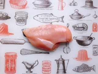 日式鸡胸肉蛋三明治,鸡胸肉洗净，用厨房纸吸干表面水分