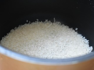 电饭煲+番茄饭,电饭煲内放入大米，大米量根据自己需求来放