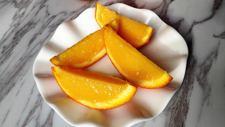 #百变水果#鲜橙布丁,看看是不是很像真橙子啊。