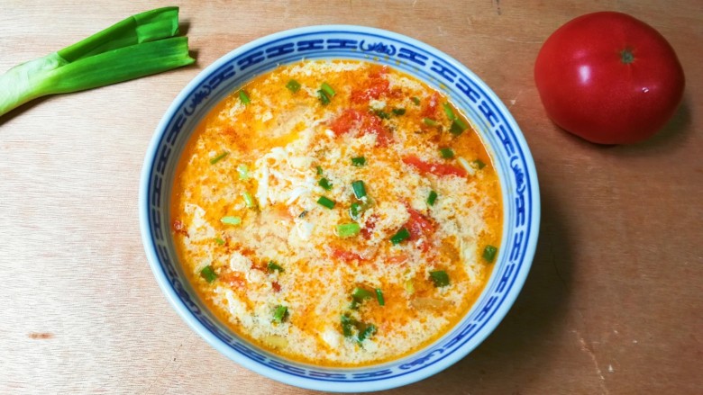 色彩斑斓～开胃榨菜番茄鸡蛋汤,开胃榨菜番茄鸡蛋汤来喽！