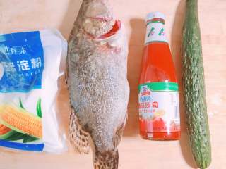松鼠桂鱼,准备食材