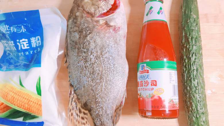 松鼠桂鱼,准备食材