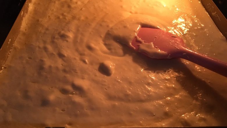 网红雪花酥-烤箱版,融化后的棉花糖应该无颗粒