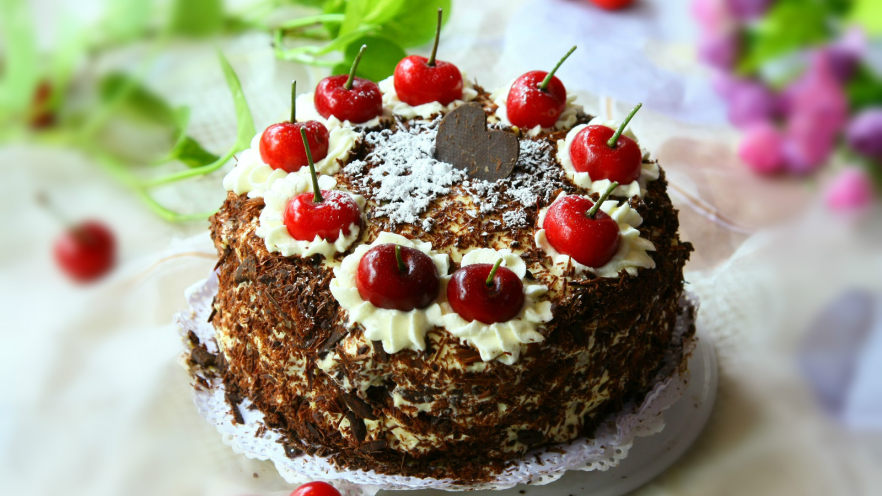 情人节――给爱人的礼物黑森林蛋糕