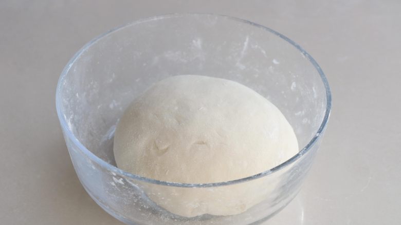 老家千层肉饼,温水分次倒入面粉里，和成柔软不粘手的面团，静置1个小时；