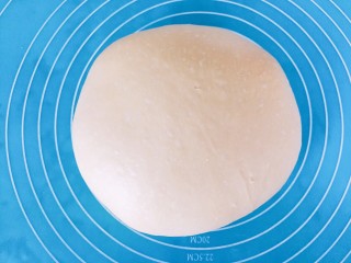 五福临门～一个面包五种口感,很光滑的面团，盖上保鲜膜醒发15分钟
