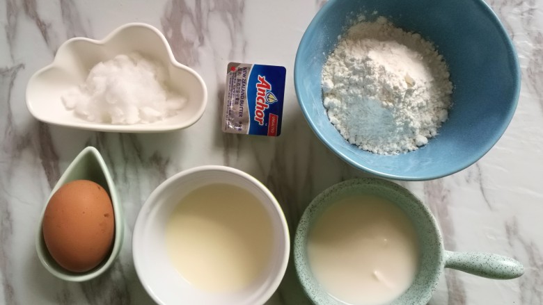 酸奶松饼＋酸奶燕麦淋面（无泡打粉）,准备材料