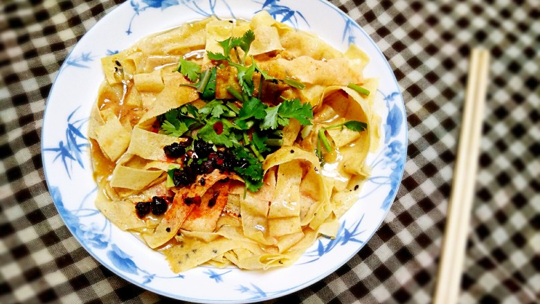 嘎巴菜――天津传统小吃,成品。