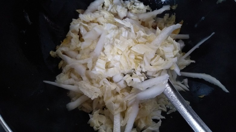 紫薯米线,加白菜