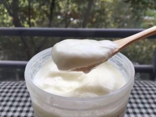 双色酸奶,保温10小时，放入冰箱2小时钝化，钝化的目的是让菌粉进一步增加效果，口感更好