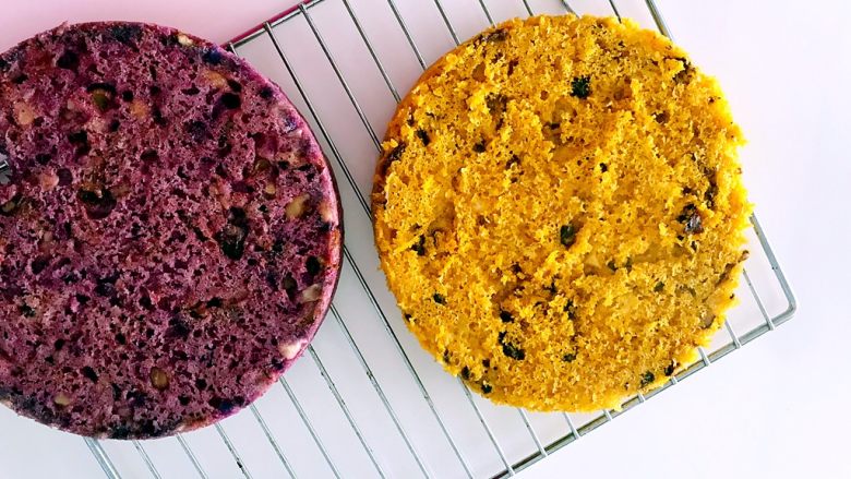 果仁紫薯南瓜发糕，太好吃了，也许是对美食最好的诠释,成品。
