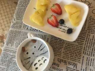 龙猫酸奶,完成
美美的下午茶☕️