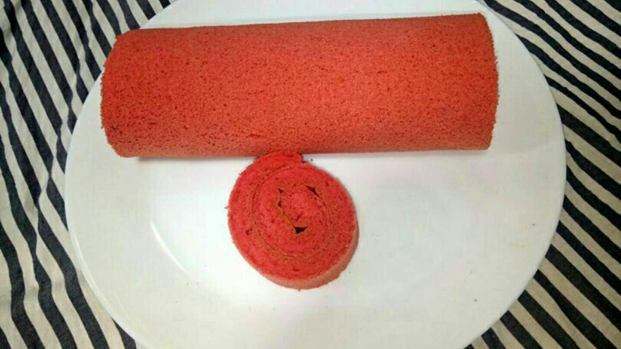 红曲蛋糕卷