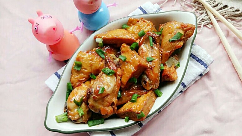 新春健康菜:红烧豆腐鸡翅