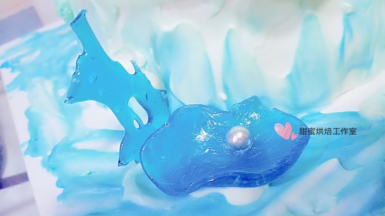 人鱼の爱蛋糕☞个性造型配件制作,刚才的那个牡蛎。
