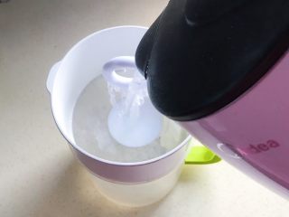 鲜铁皮石斛汁,过滤杯子和豆浆机都要用热开水烫一下消毒