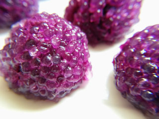 紫薯水晶球,晶莹剔透是不是很可爱？