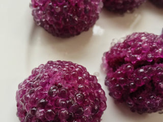 紫薯水晶球,颜色也很漂亮