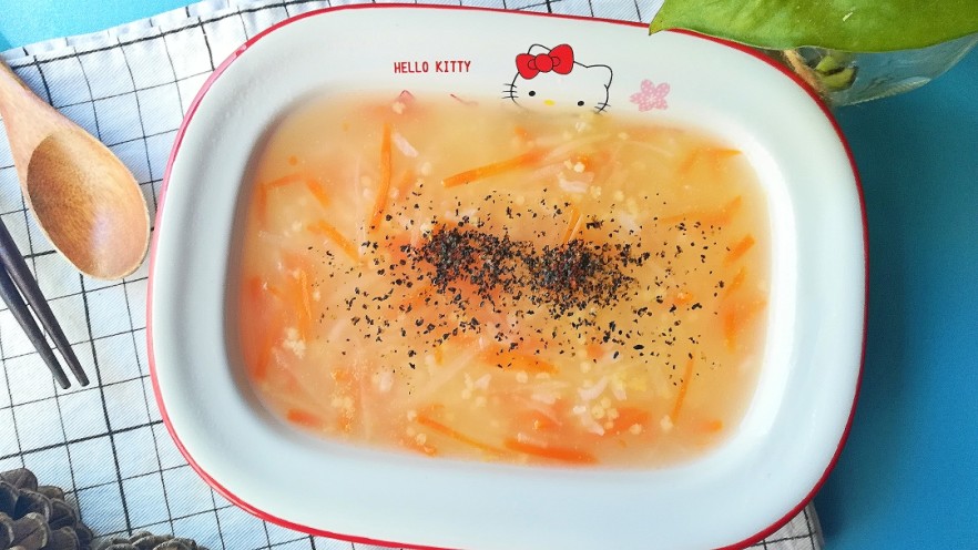 胡萝卜土豆双米粥