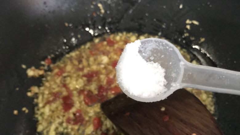 锡纸金针菇,加适量盐