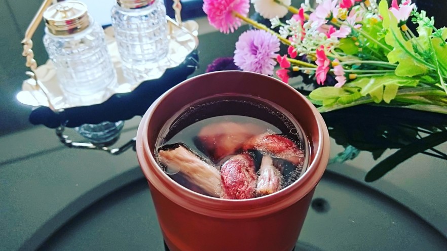 清蒸红菇排骨汤
