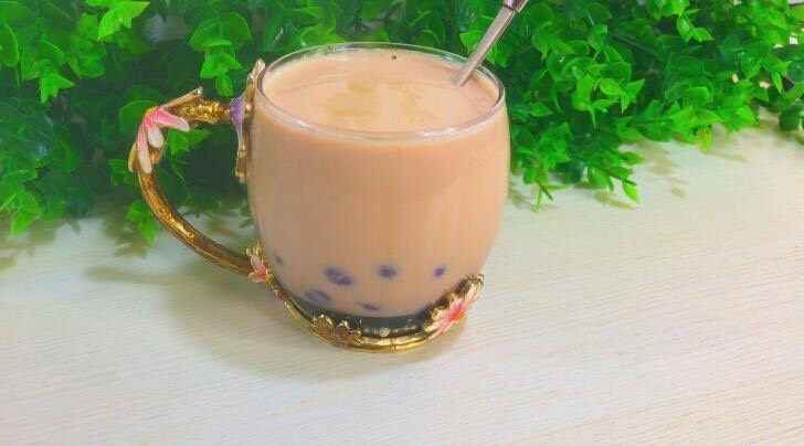 紫薯丸子奶茶