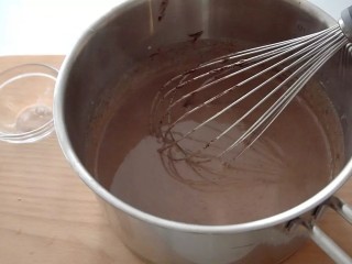 滴落巧克力蛋糕,搅拌到巧克力融化，巧克力奶油变得顺滑即可，密封好，放入冰箱冷藏过夜