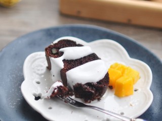 低脂布朗尼蛋糕,最佳搭配：淡奶油，水果，奶茶