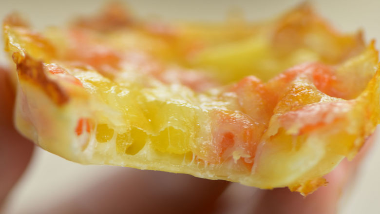 春天最适合补钙，长高——快手迷你披萨,简单的快手小披萨就做成了。