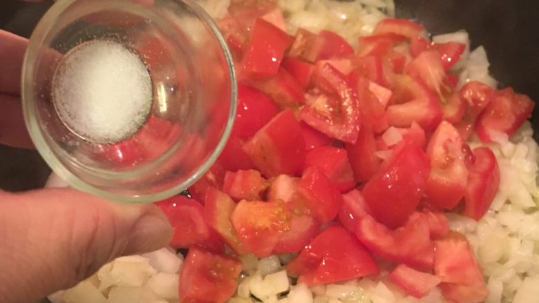 普罗旺斯风味番茄烩大虾,加盐