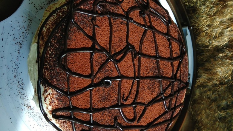 网红脏脏蛋糕~~安安原创食谱,成品；