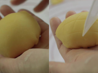 Q弹港式菠萝包,菠萝包有台式和港式两种。台式做法是把酥皮包在还没发酵的面团上，用刮板划出菱形纹路。