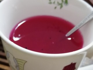 火龙果红柚茶,取适量泡茶喝