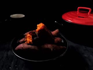 砂锅烤红薯,成品图