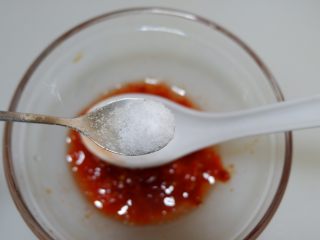 糖醋枸杞素肉丁,盐