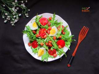 减脂蔬菜沙拉,低脂高蛋白的减肥餐~