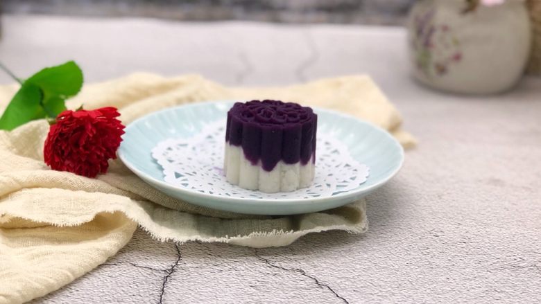 紫薯山药糕,再来一张单个的^_^