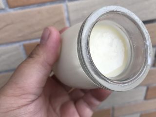 小朋友每天都想吃的自制酸奶,酸奶表面有镜面。