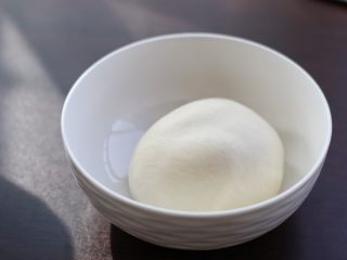 酸奶小吐司,整理收圆面团，放容器内密封，放在约28度环境下发酵