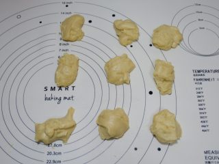 麻薯华夫饼（酵母版）,平均分成9个

