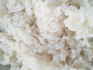 不拘一格吃寿司,取出米饭。