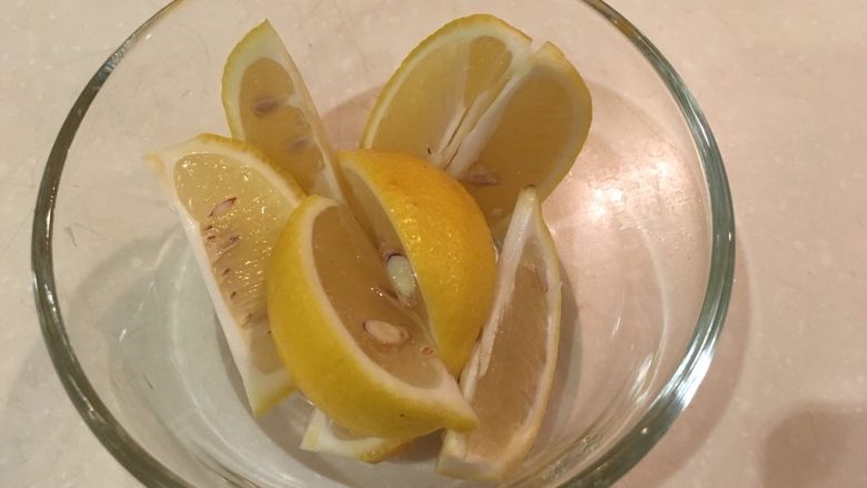 日式柠檬摆盘切法图片