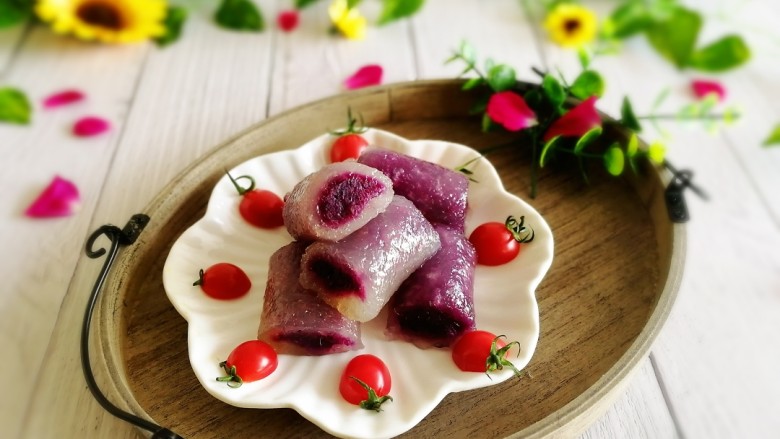 辅食计划+水晶紫薯卷