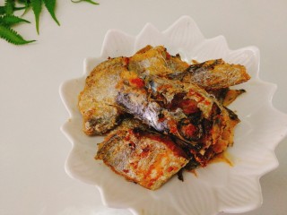 家常菜+红烧带鱼,取出备用
