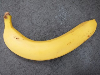 黄油香蕉土司,一根香蕉