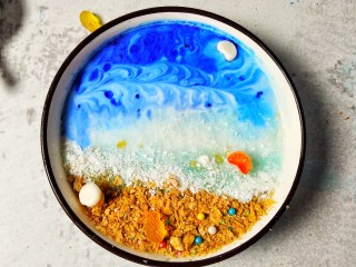 海洋世界~Smoothie bowl,成品图。