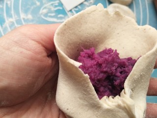孝心包~无糖八珍紫薯包,包好口。