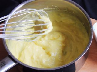 半熟芝士蛋糕,奶油芝士和黄油放微波炉解冻档加热，浓稠后的蛋糕糊加入奶油芝士。